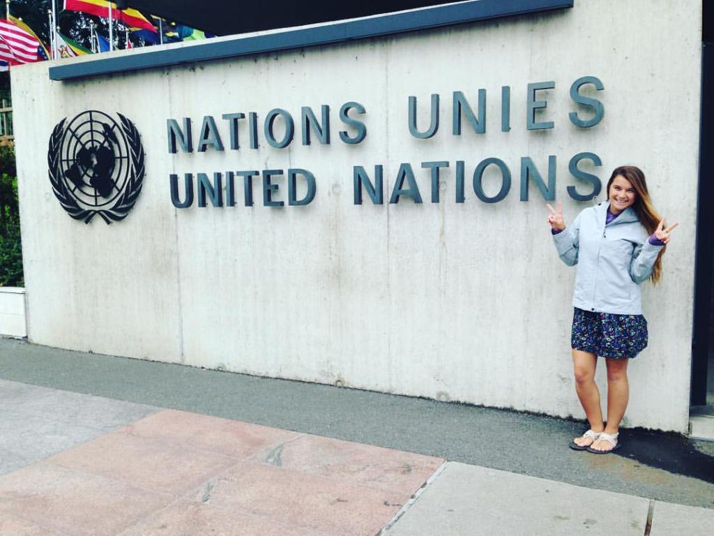 Chelsea at the UN, Geneva, 2016
