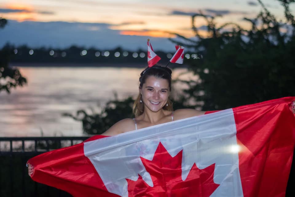 Chelsea Working at the UN in Laos, 2019